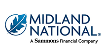 Midland national - a sammons financial company logo